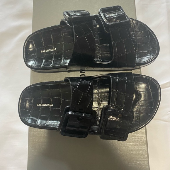 ‼️SOLD‼️Balenciaga Mallorca Croc Sandals - Picture 5 of 8